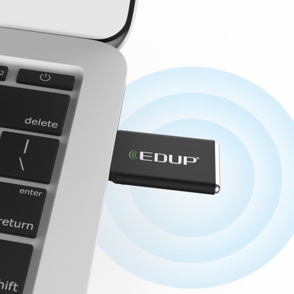 WiFi Adapter AC 600Mbps USB Wireless Network Extended Range Receiver Dongle 600