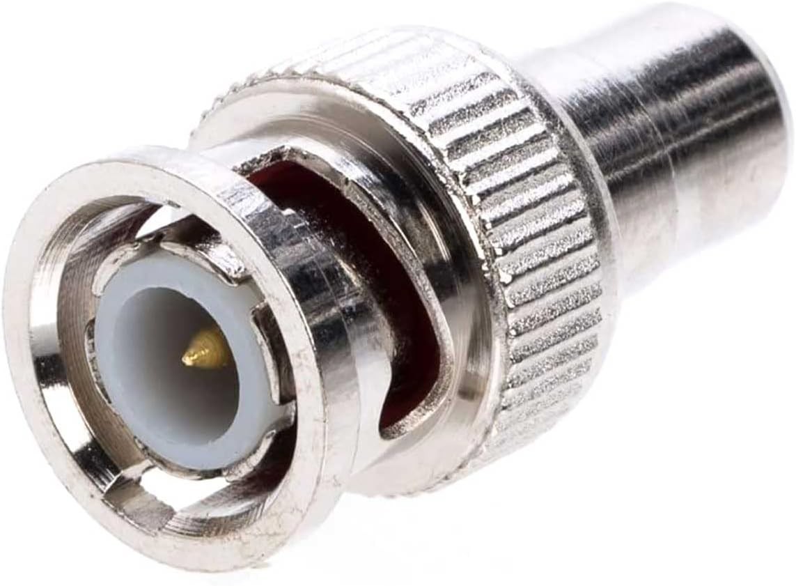 RCA Female to BNC Male Connector Coax Plug Adapter Converter CCTV Camera Lot