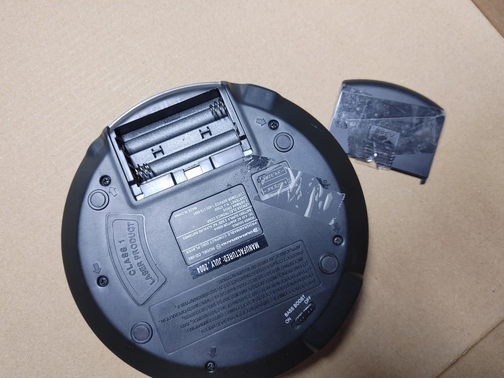 Durabrand CD 565 Portable CD Player Programmable Tested Works!