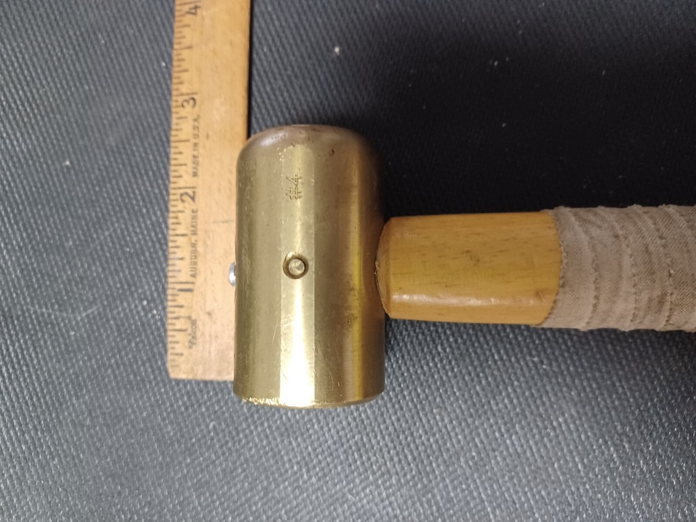 Hammer #4 Brass Mallet