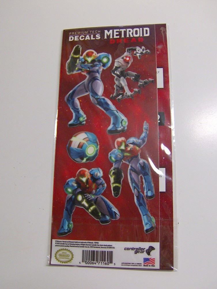 METROID DREAD TECH DECALS PROMO
