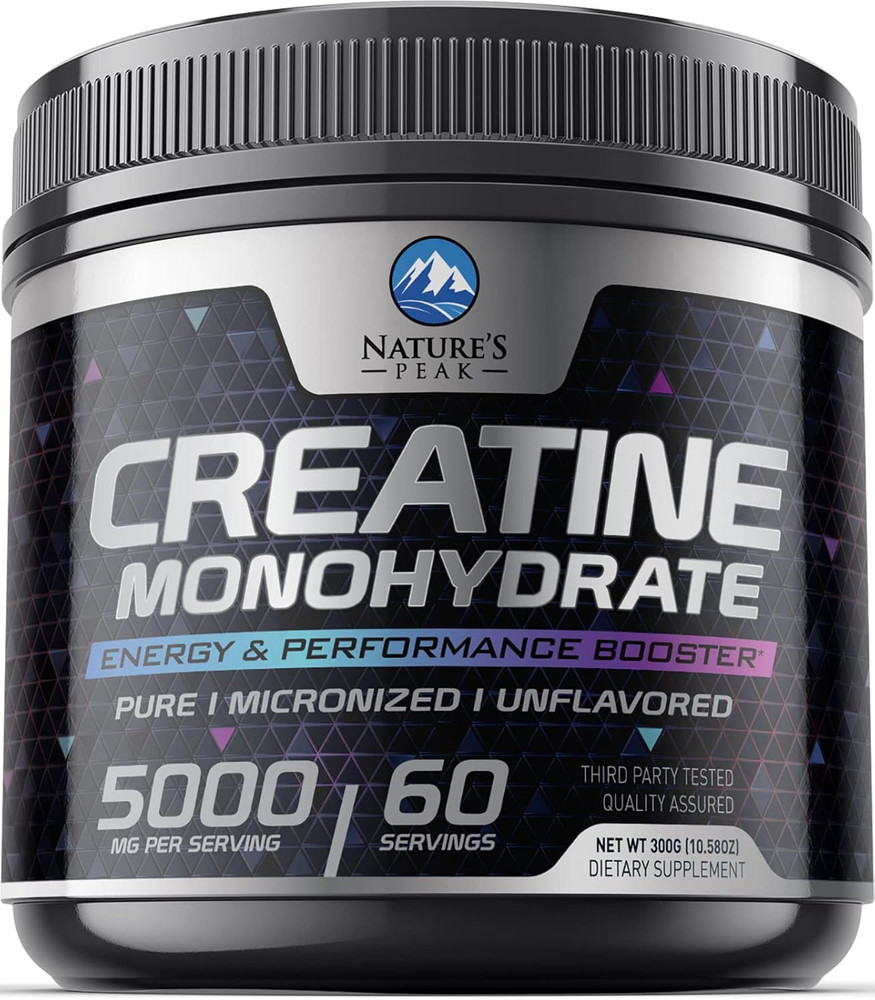 Creatine Monohydrate 5000Mg per Serving - Pure Micronized Creatine Powder Supple