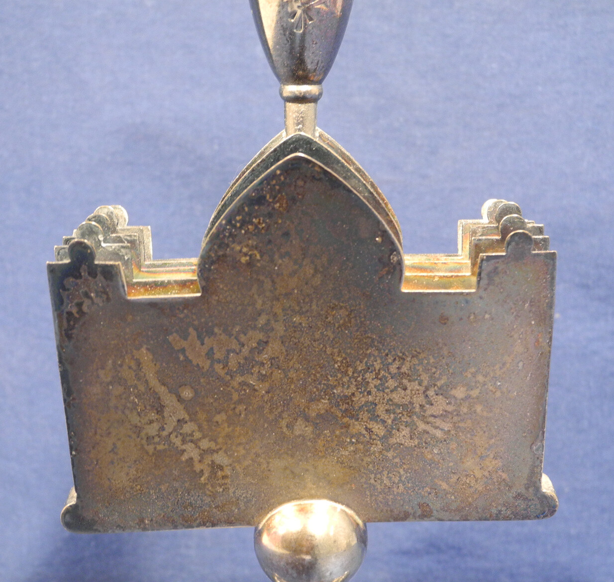 Vtg Antique Silverplated Letter Napkin Holder Reed + Barton 02135 Figural Birds