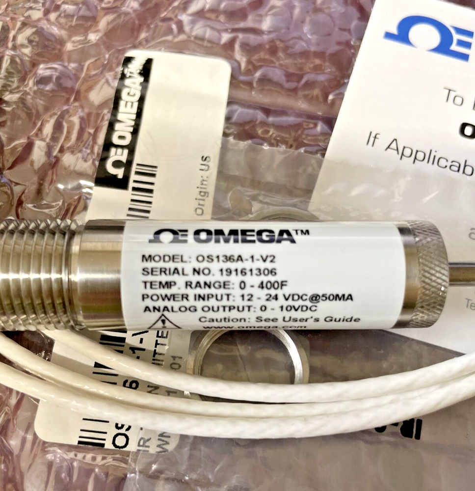 Omega OS136A-1-V2 Miniature Infrared Temperature Sensor/Transmitter