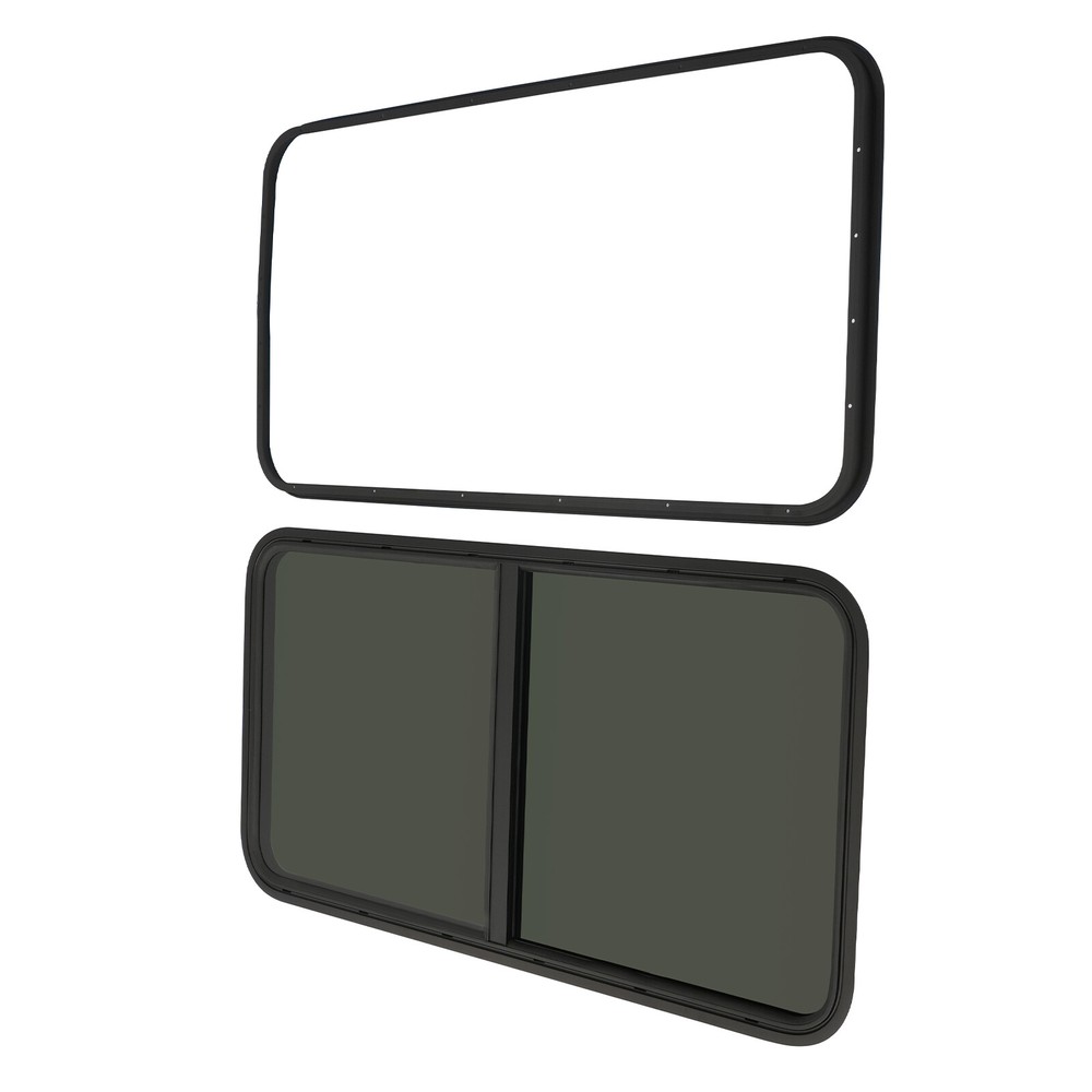 RV Window Horizontal Sliding Windows Multiple Wall Thicknesses Waterproof