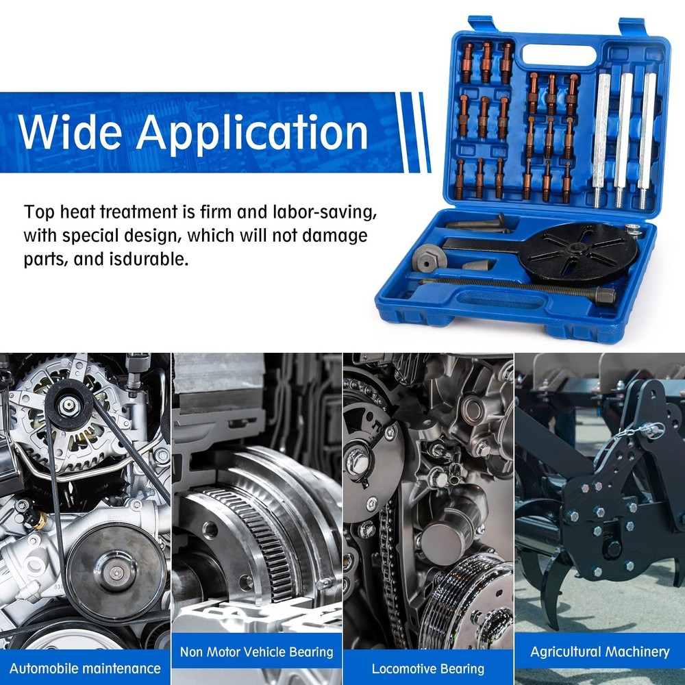 21 in1 Bearing Puller, Bearing Puller Set, Inner Hole Three-Jaw Puller, with ...