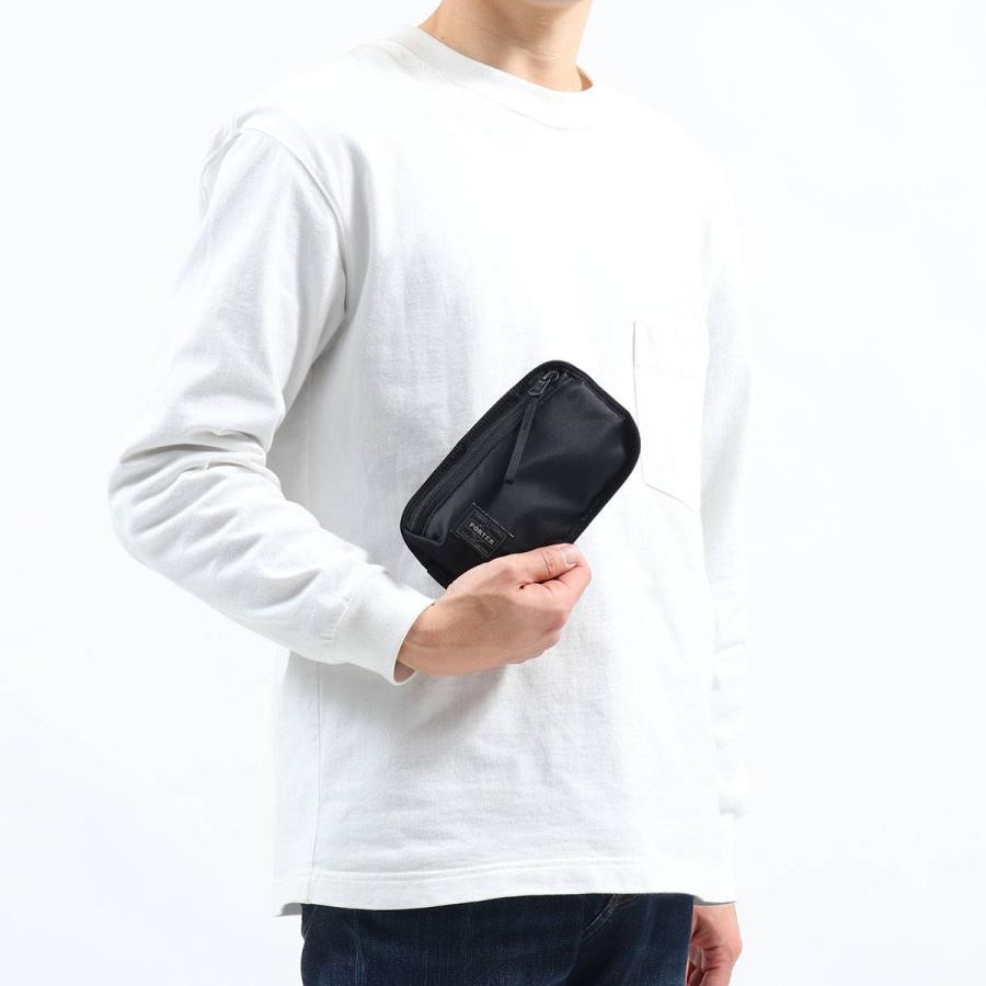 PORTER YOSHIDA COMPART POUCH Black 538-16169