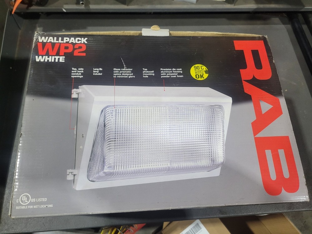 RAB OUTDOOR LIGHT WP2F84W