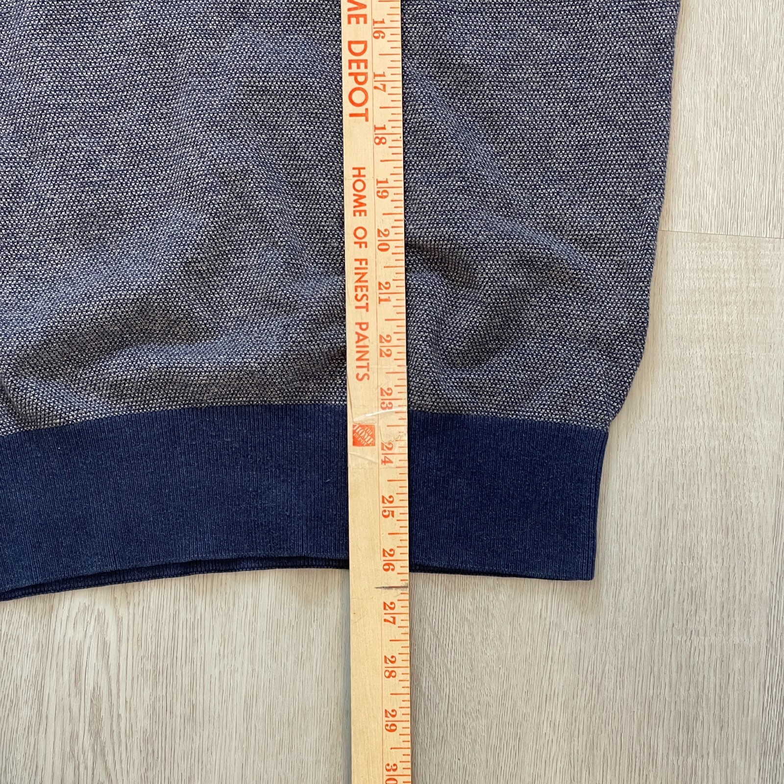 State of Art Modern Classics Men's XL Pullover Sweater Blue 100% Cotton