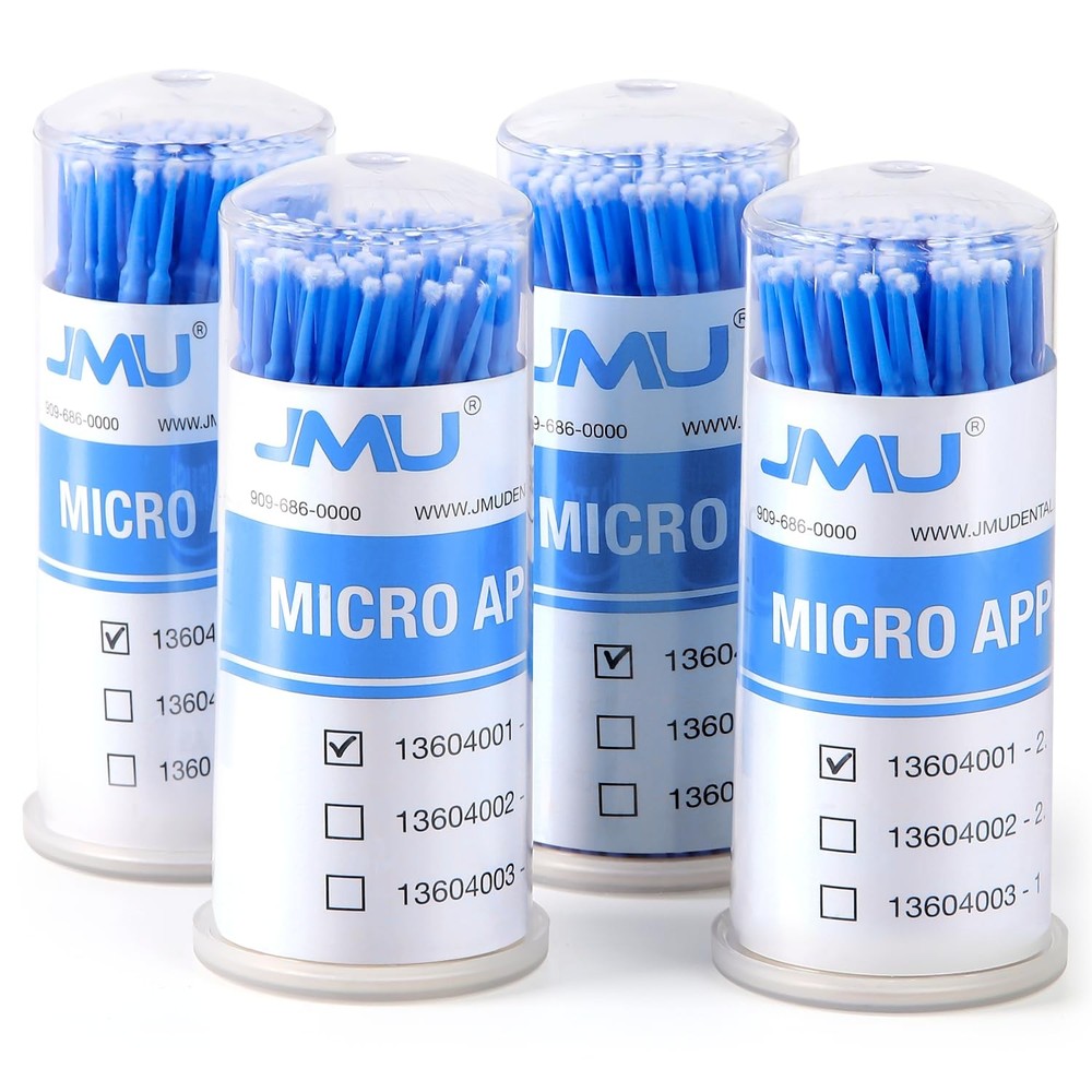 400pcs Dental Micro Applicators Brushes Regular, Disposable Microswabs