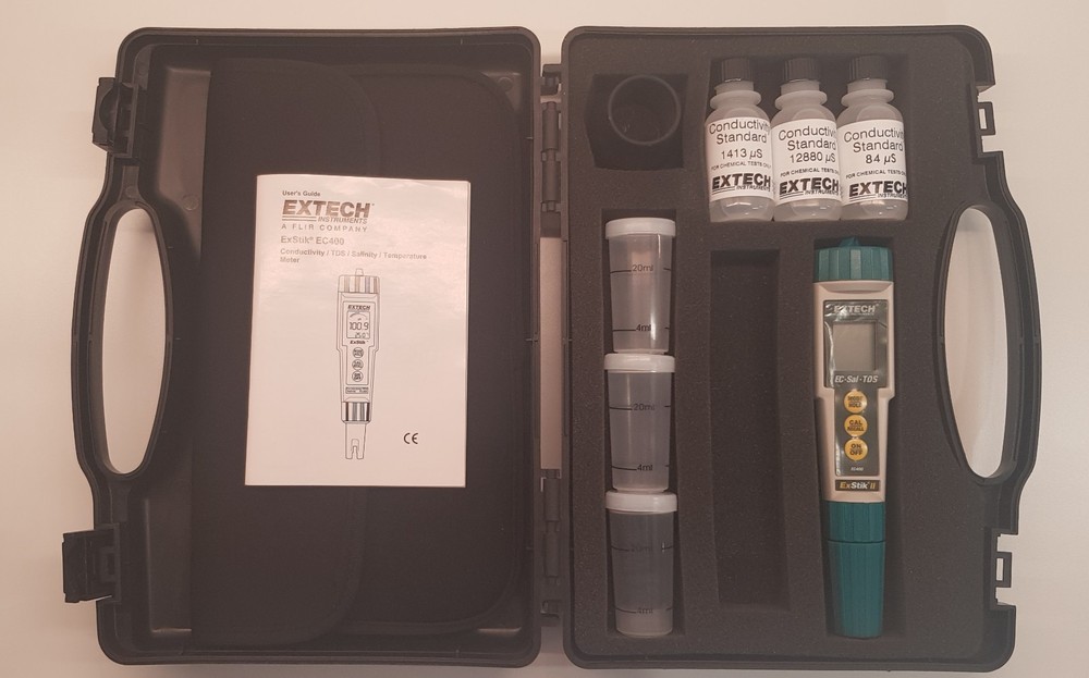 EXTECH ExStik II EC400 Conductivity / TDS / Salinity / Temp Meter – New, Unused