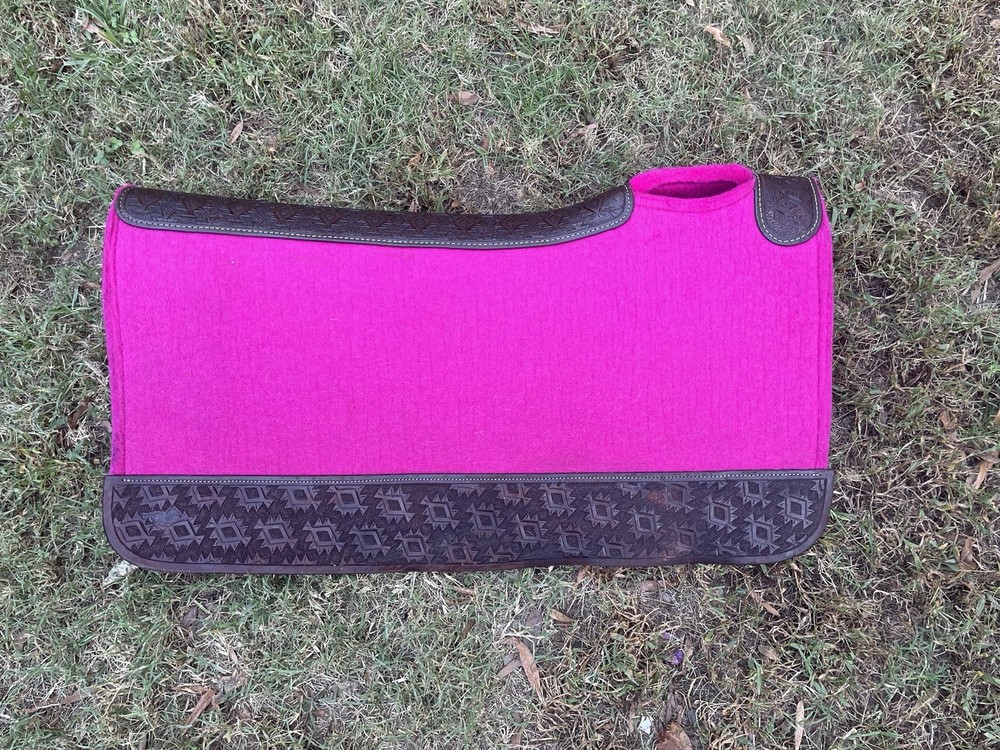Custom Hot Pink Saddle Pad