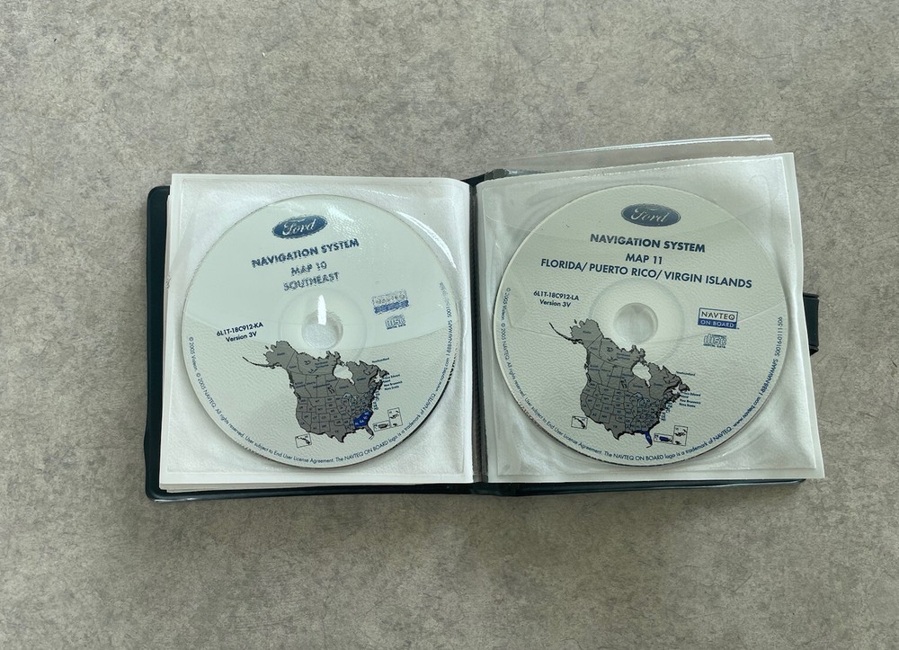 2004-2006 Ford Expedition Navigation Cd set Ak/canada