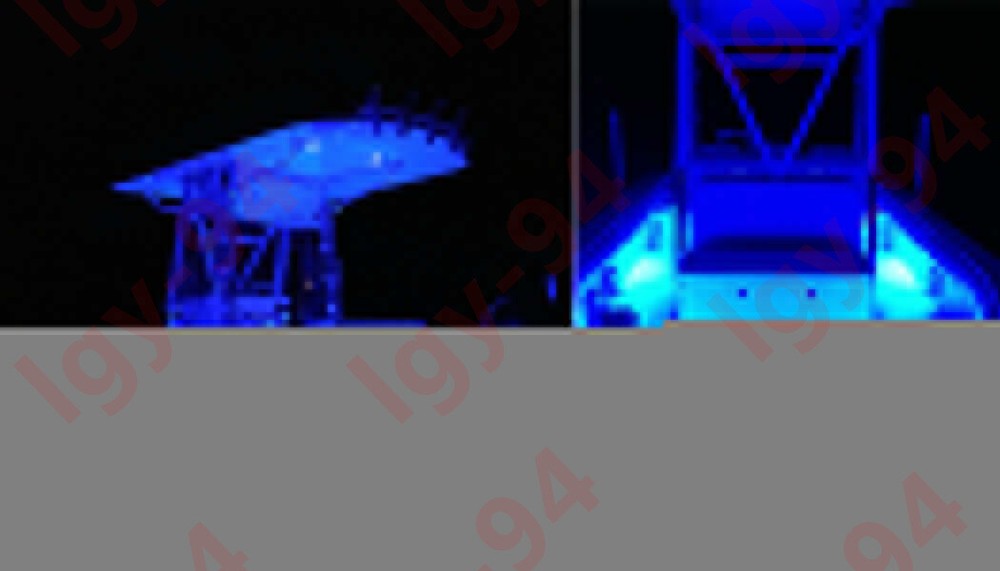 Blue Neon Glow EL Wire String Strip Decor Boat LED Light Car Party + Controller