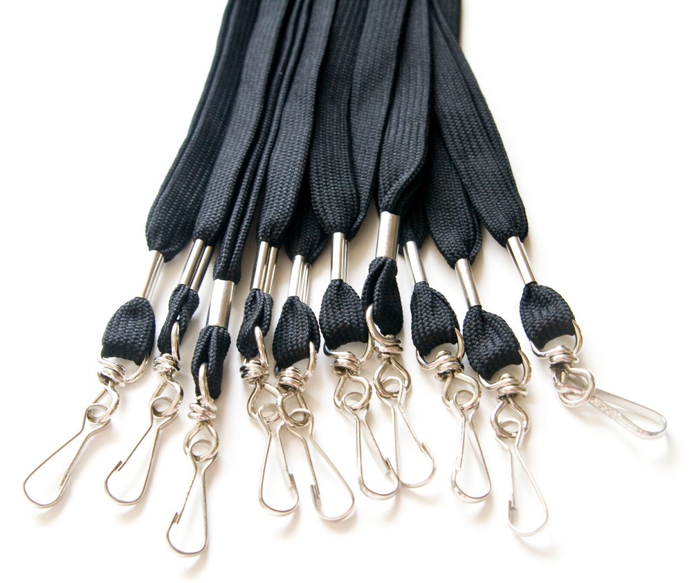 **500** LANYARDS Flat NECK Strap/Holders/ID Colors