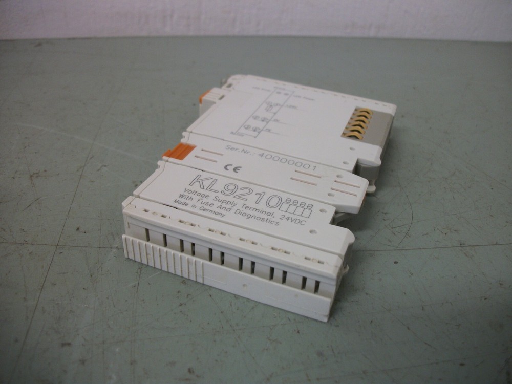 BECKHOFF 24VDC VOLTAGE SUPPLY TERMINAL MODULE KL9210