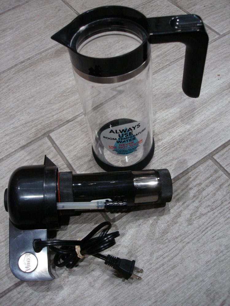 Vinci Express Cold Brew 4-Cup 37oz Coffee Maker Brewing - Black EUC