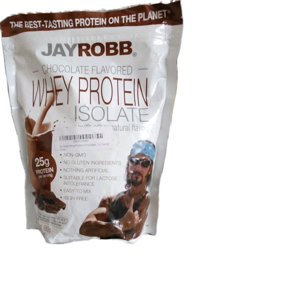 Jay Robb Whey Protein Isolate Chocolate Flavored Exp: 04/2026 Nothing Artificial