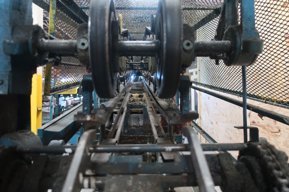 Newway Model EPBR Roll-Through Labeler Used