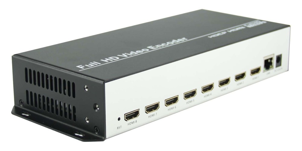 8CH HDMI Encoder H.264 Video Encoder For RTMP/RTSP/HTTP/UDP IPTV Live Streaming