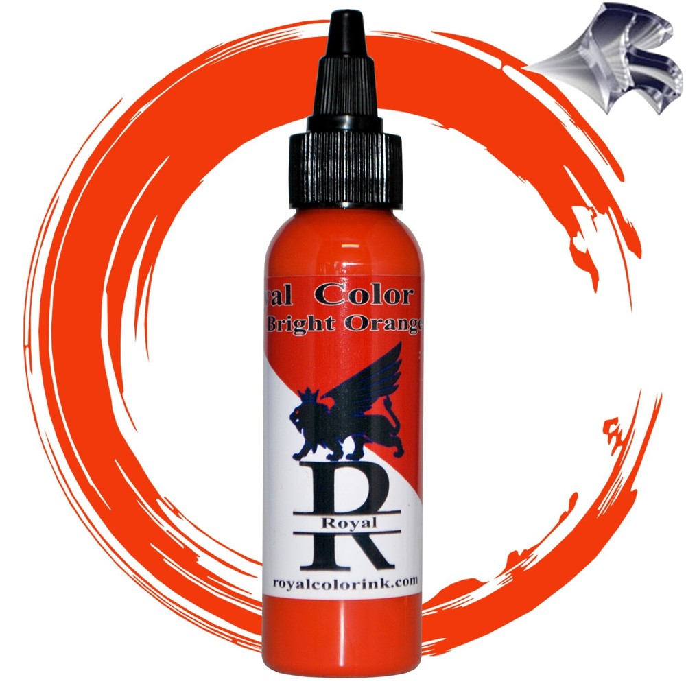 Royal Color Ink -  2 oz - Bright Orange