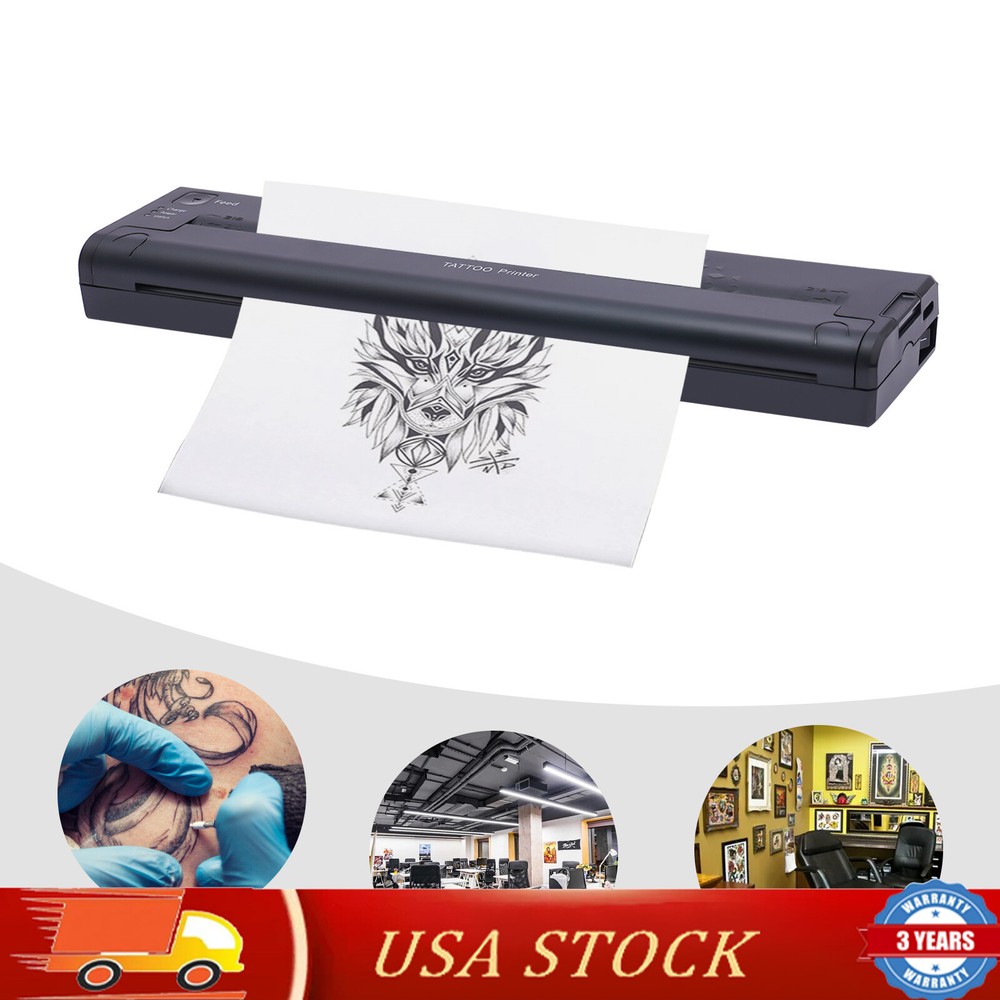 Thermal Stencil Paper Printer Tattoo Transfer Copier Printer Machine Equipment