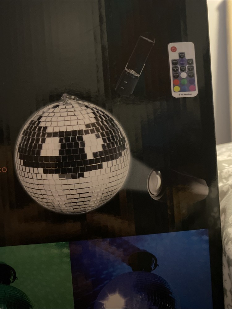 Mirror Ball Disco Ball Kit 8 Inch Visual Effects