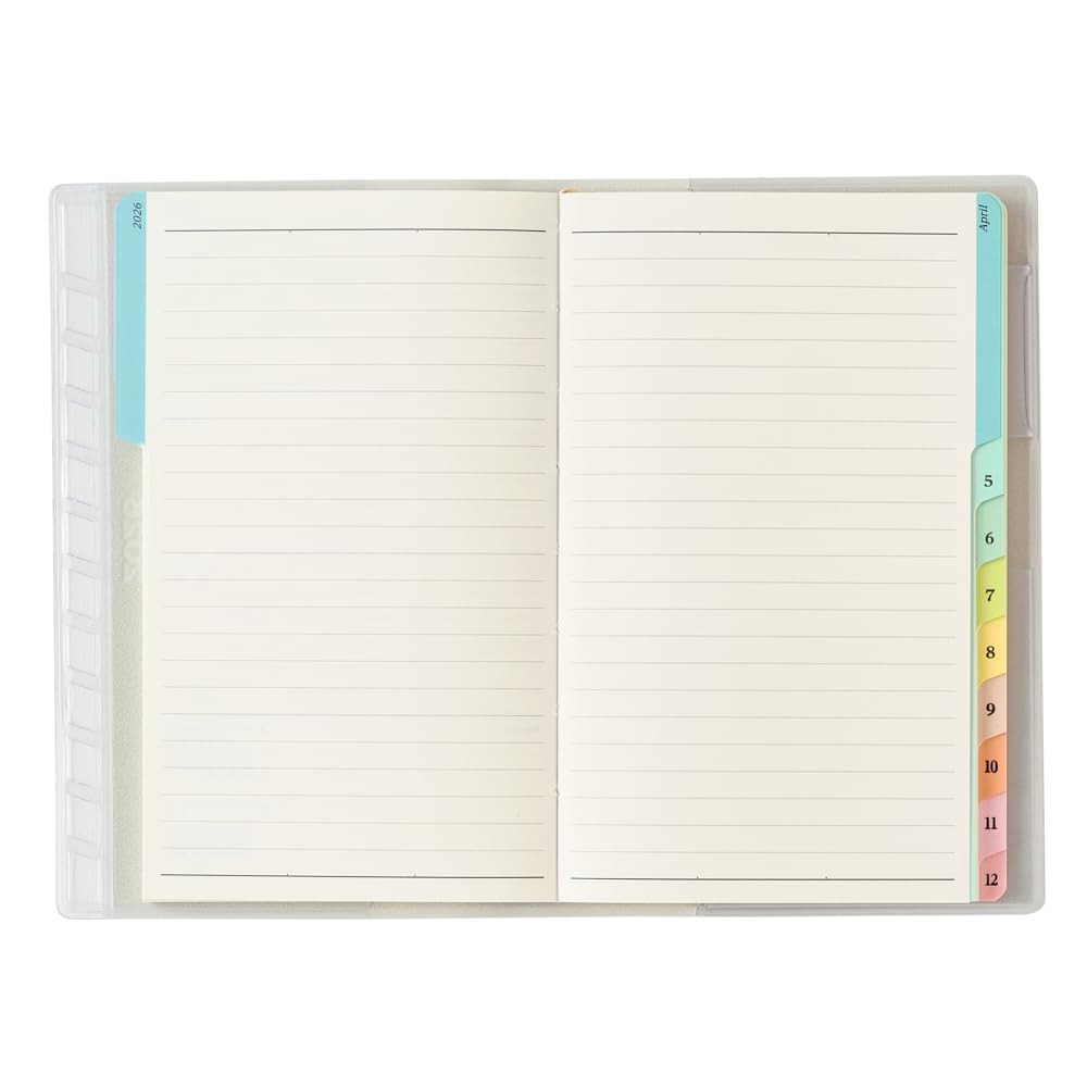 NOLTY Pagem Planner 2026 Weekly Compact Memo, Light Blue, 2201