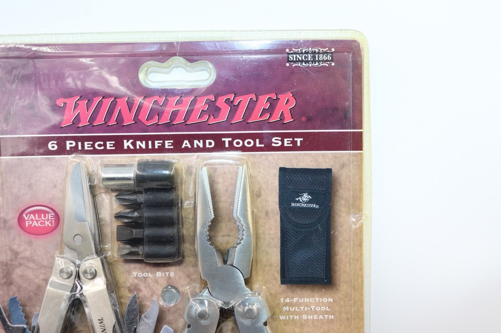 Winchester 6 Piece Knife & Tool Set Bits, Multi-Tools, Pocket Knives