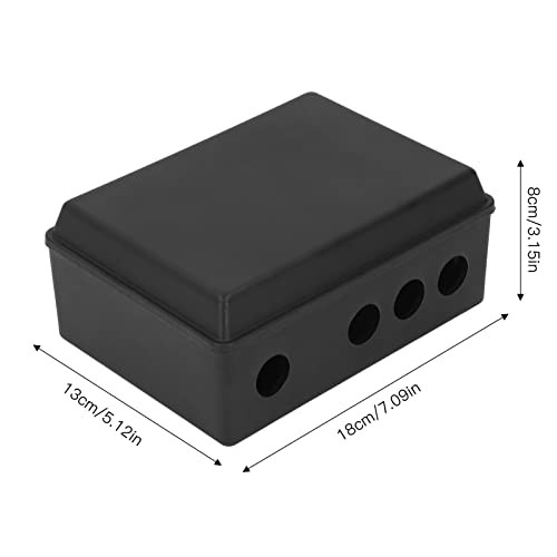 Winch Control Box, Black ABS High Strength Winch Control Protecting Box Kit