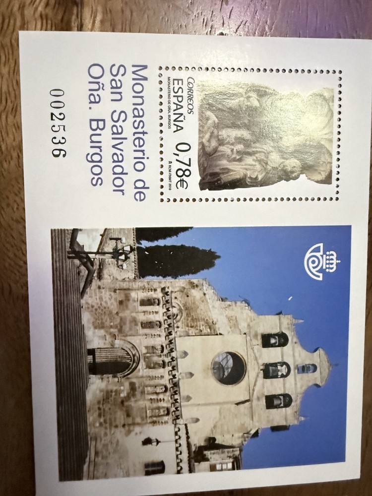 spanish stamps 9 random mini sheets