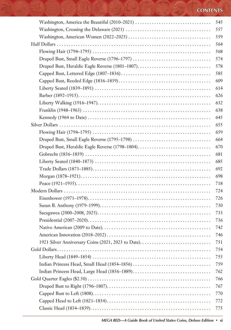 New 2026 Mega Red Book For United States Coins Expanded Guide Whitman Catalog 10
