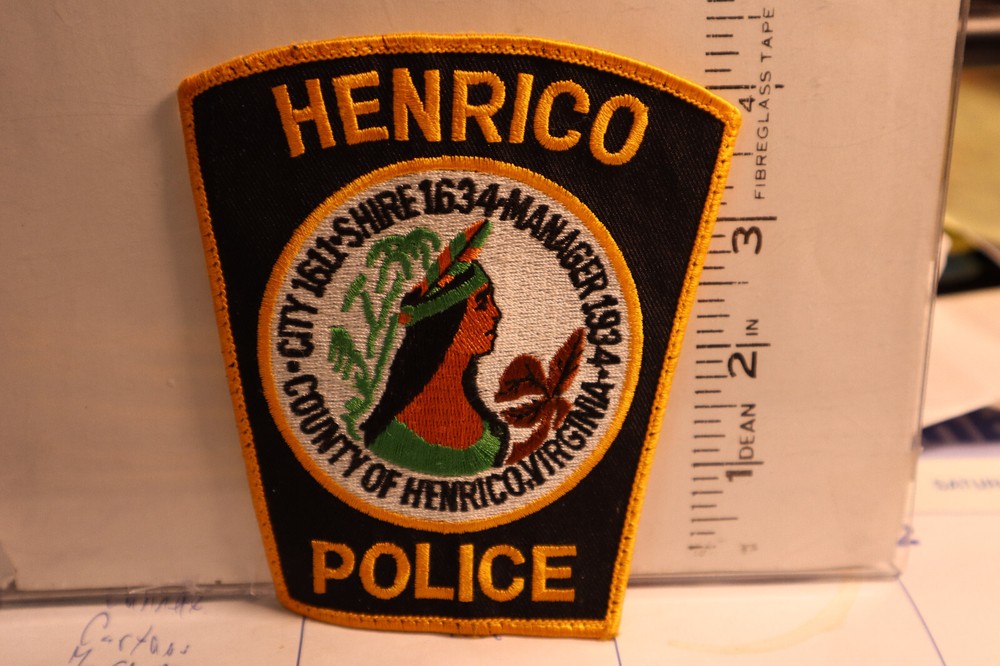 police patch   HENRICO POLICE VIRGINIA