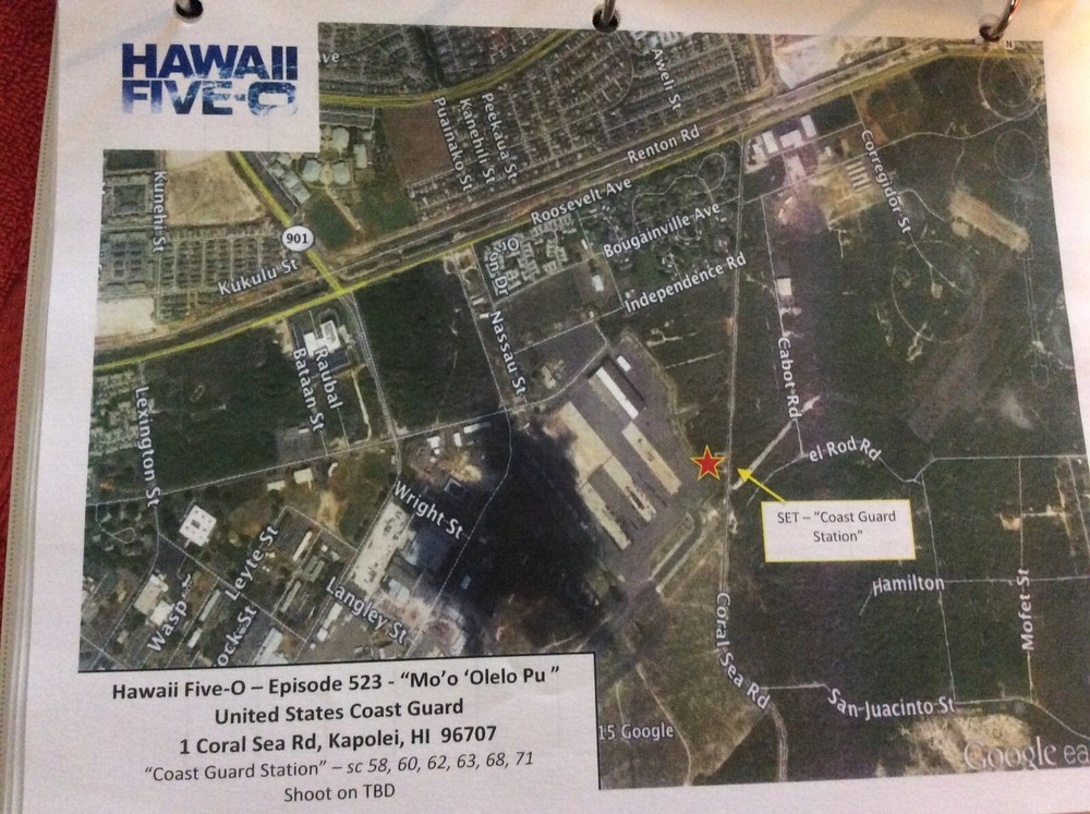 HAWAII FIVE-O ORIGINAL SCRIPT 523 SCHEDULE 2015 MO'O 'OLELO PU DANIEL DAE KIM