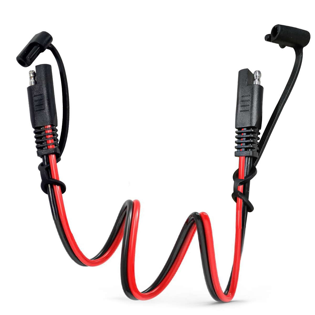 16AWG/14AWG Extension Cord SAE To SAE Battery Cable Tender Terminal Connector