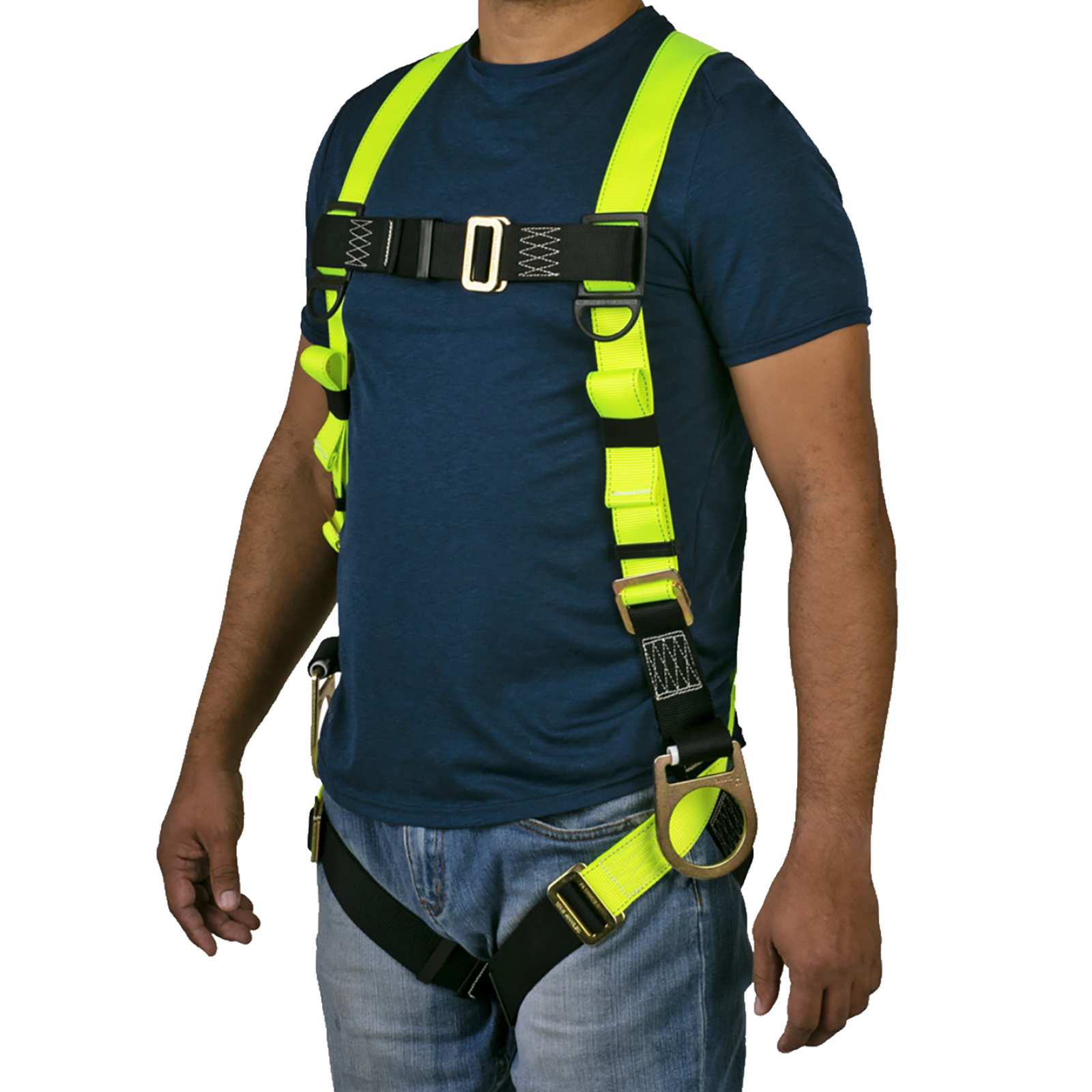 Safety Harness 3D Ring Fall Protection Full Body ANSI OSHA UL JORESTECH