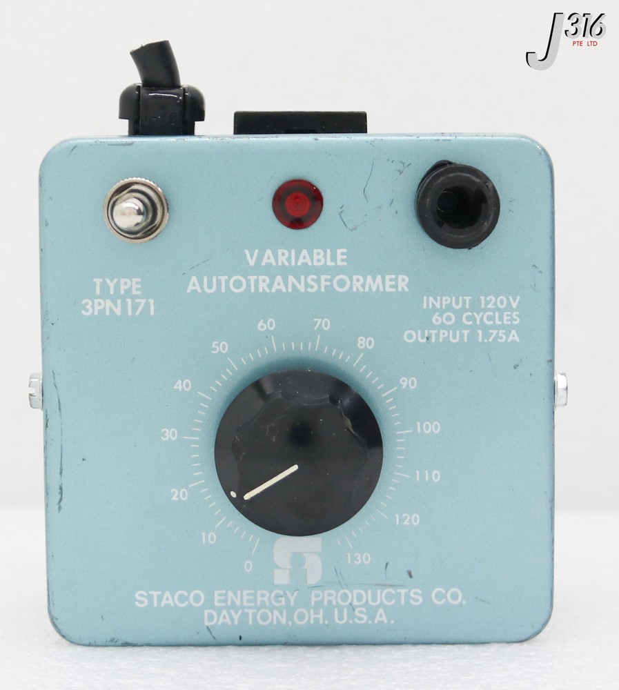 36571 STACO ENERGY VARIABLE AUTOTRANSFORMER 3PN171