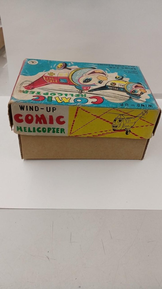 Mikuni COMIC HELICOPTER tin toy