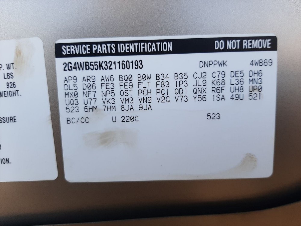 REGAL 2002 High Mounted Stop Light 935836