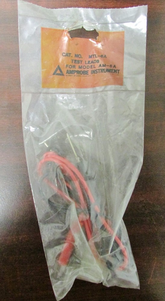 AMPROBE MTL-6A Model AM Meter Test Leads MTL 6A