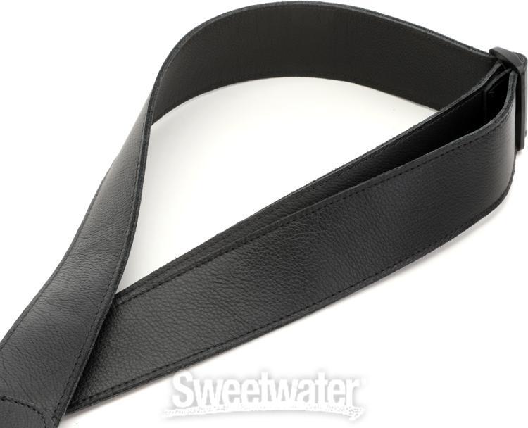 Levy's M7GG Garment Leather Guitar Strap - Black