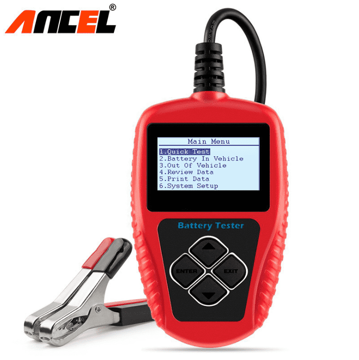 ANCEL BA101 12V 100-2000 CCA Car Auto Load Battery Tester Tool Digital Analyzer
