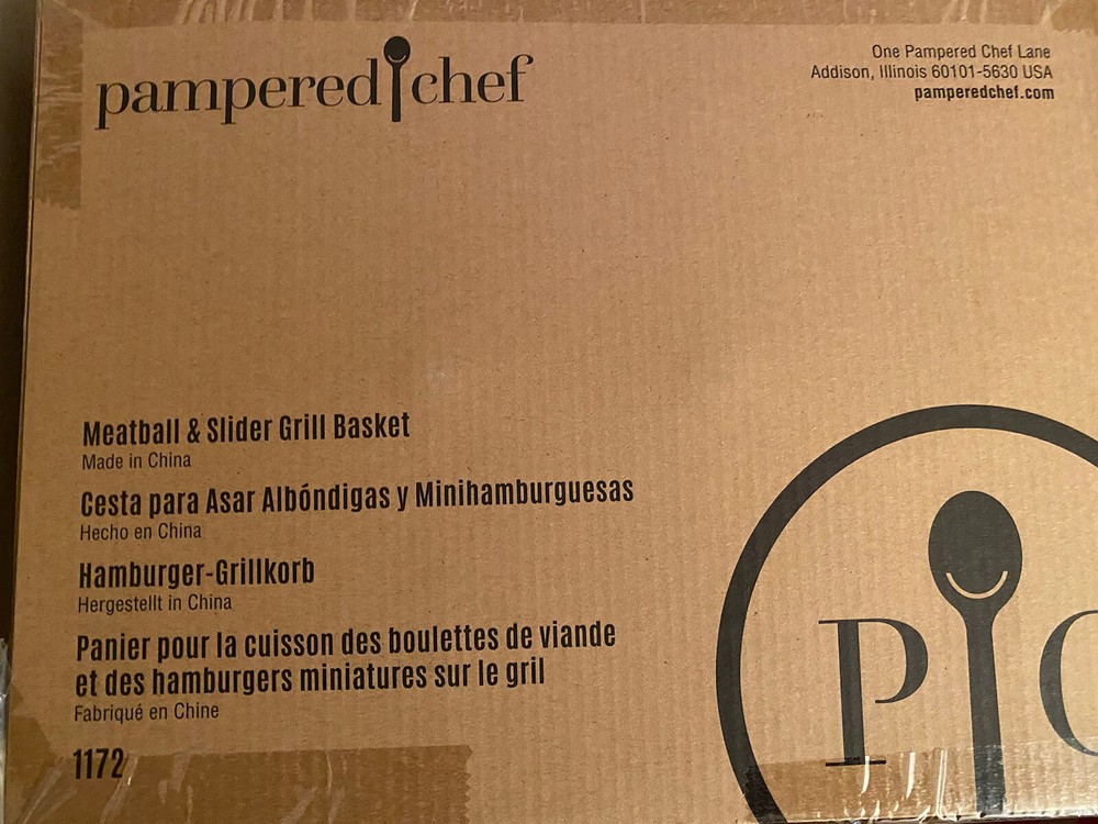 Pampered Chef Meatball Slider Grill Press