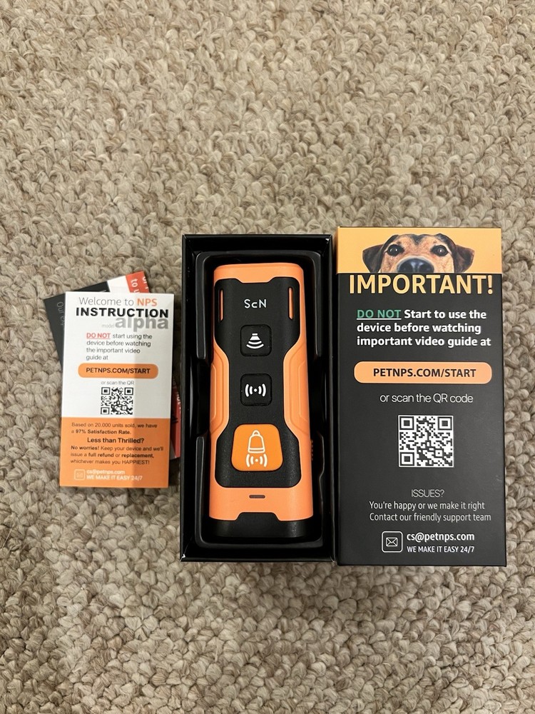 NPS⚡️Rechargeable🔊Ultrasonic🐶Dog Training Device✨Effective✨Safe✨Bark Control