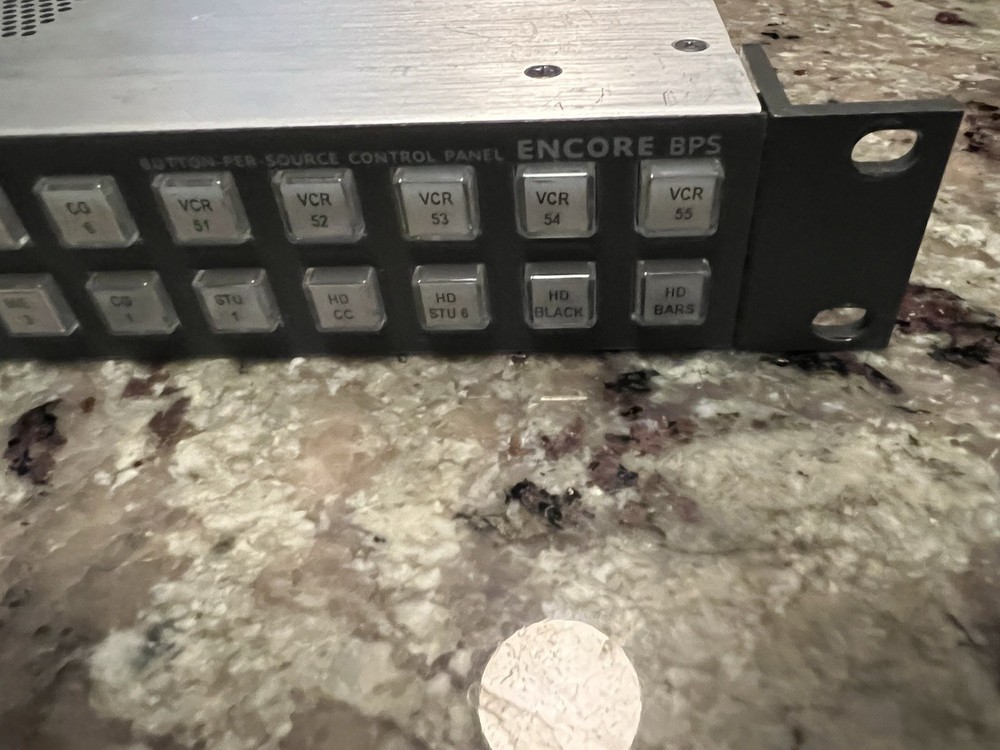 Grass Valley Button Per Source Control Panel Encore BPS