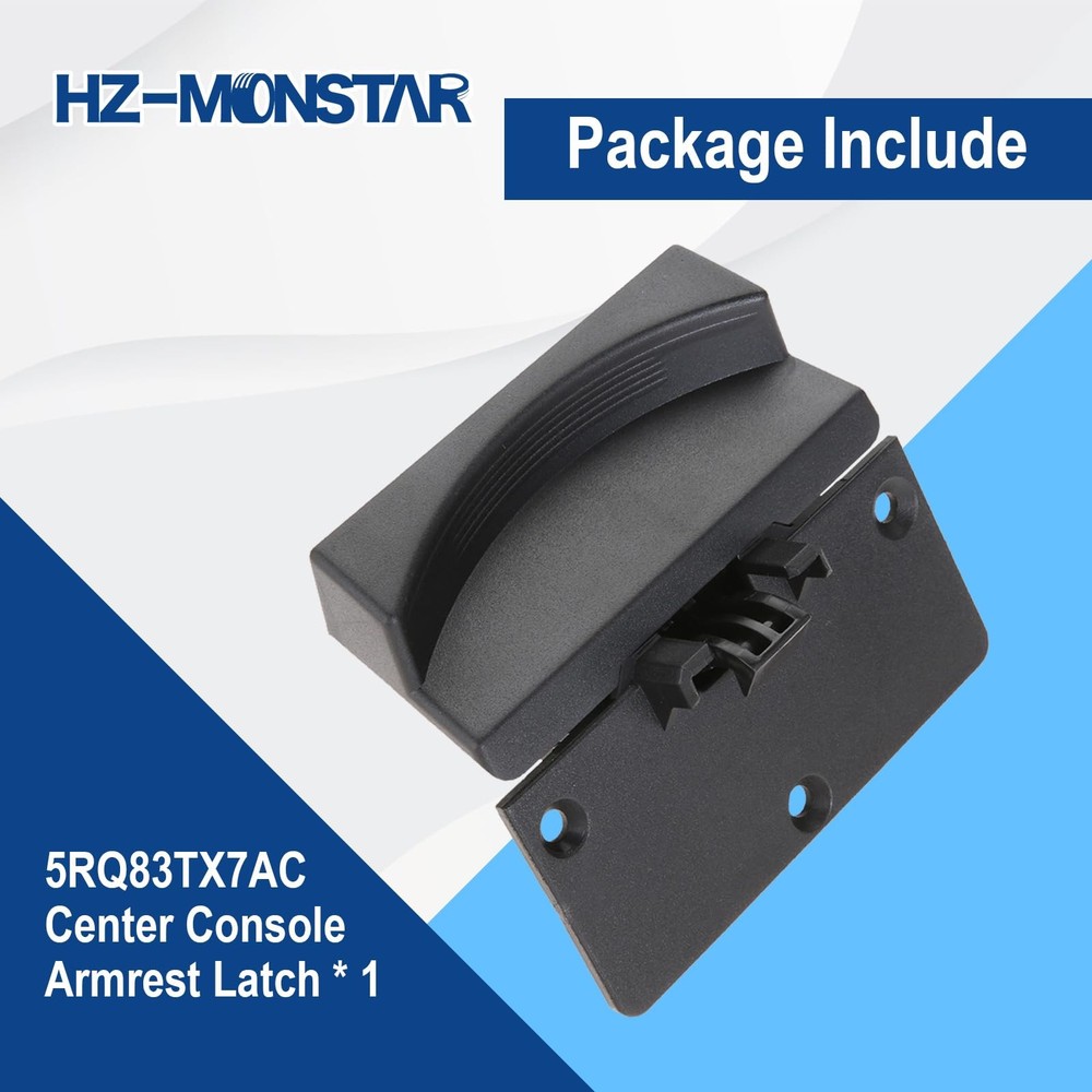 Interior Armrest Console lower Lid Latch Compatible with Dodge 2013-2018 Ram...