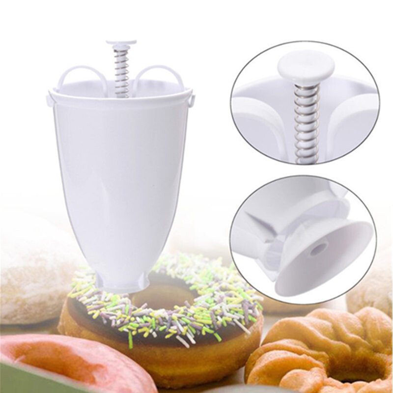 Doughnut Maker Batter Dispenser Plastic For Donut Cake DIY Baking Tools Maker