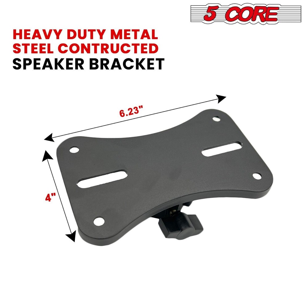 5Core Speaker Stand Tripod Crank Up Height Adjustable Heavy Duty Floor Stands