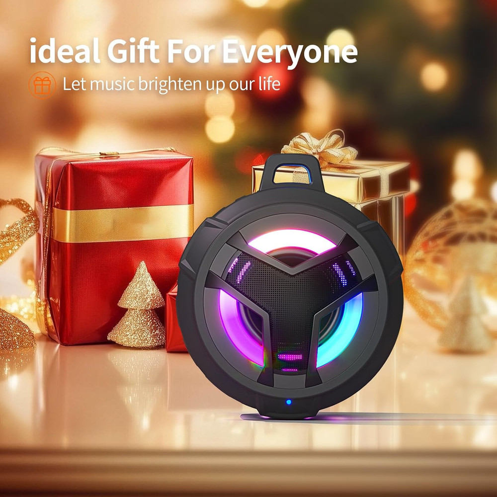 Bluetooth Shower Speaker, Portable Bluetooth Speakers, IP67 Waterproof Wireless