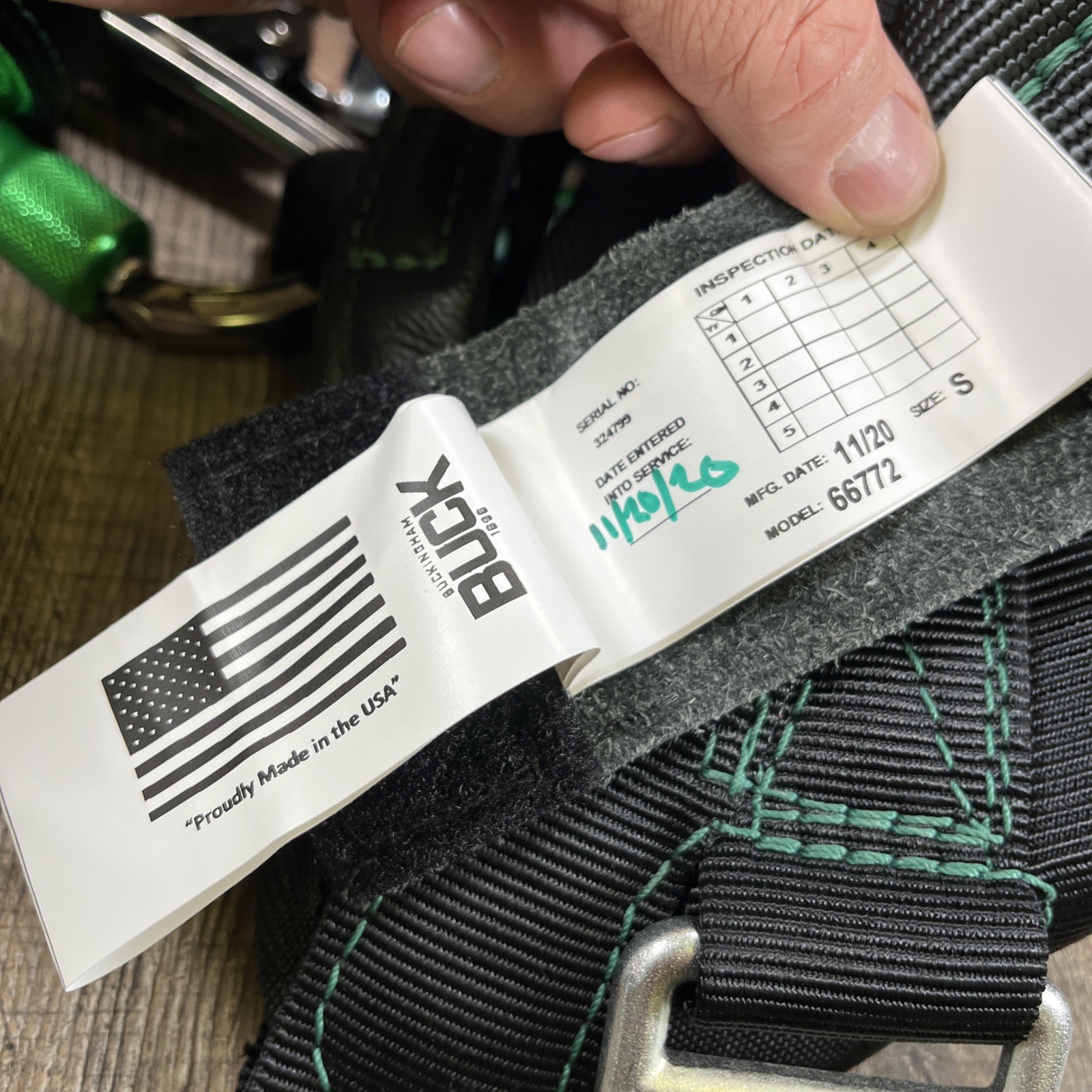 Buckingham S1 Safety Harness 66772 Size Small, Rope Access, New. **Read Descrip!